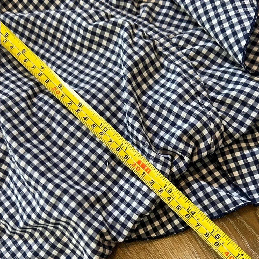Navy and White Gingham Swimsuit Kona Sol Medium